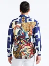 Robert Graham Limited Edition Shafik's Long Sleeve Button Down Shirt In Blue