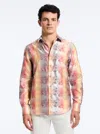 Robert Graham Limited Edition Sunset Trellis Long Sleeve Button Down Shirt In Multi