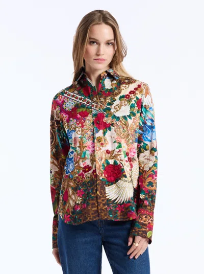 Robert Graham Limited Edition The Fiorella Long Sleeve Shirt In Multi