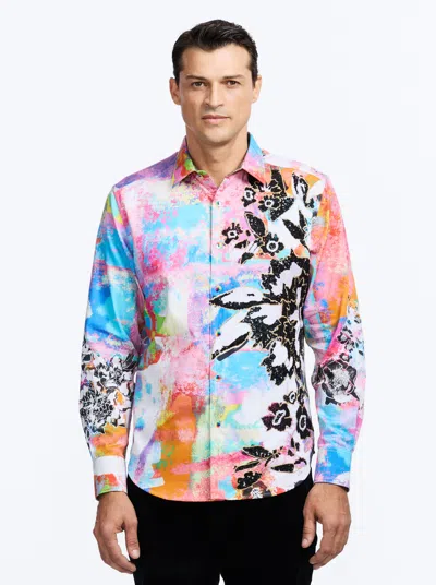 Robert Graham Limited Edition The Go-go Long Sleeve Button Down Shirt In Multi