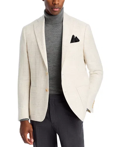 Robert Graham Linen & Wool Melange Solid Slim Fit Sport Coat In Oatmeal