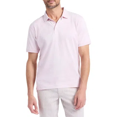 Robert Graham Linford Cotton Polo In Pink