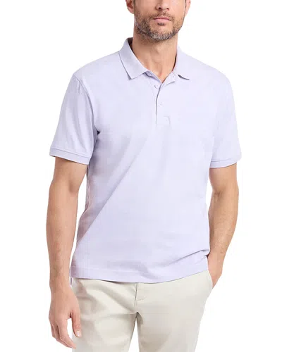Robert Graham Linford Knit Polo Shirt In Purple