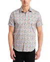 Robert Graham Livingston Short Sleeve Button Down Shirt In Multi