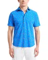 Robert Graham Lobster Roll Knit Short Sleeve Button-up Shirt