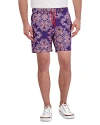 Robert Graham Loki Swim Trunks In Purple