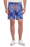 Robert Graham Loki Swim Trunks In Blue