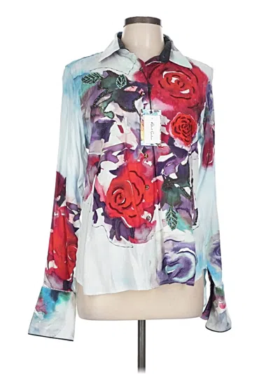 Robert Graham Long Sleeve Blouse In White