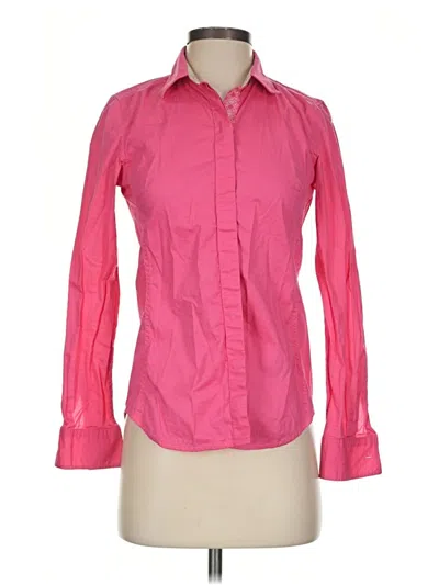 Pre-owned Robert Graham Long Sleeve Button Down Shirt In Pink