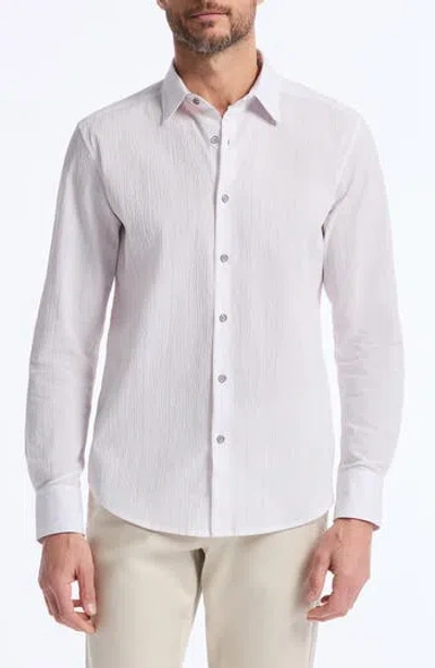 Robert Graham Long Sleeve Button Front Shirt In Animal Print
