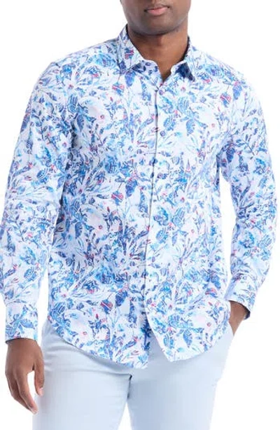 Robert Graham Long Sleeve Button Up Shirt In Blue