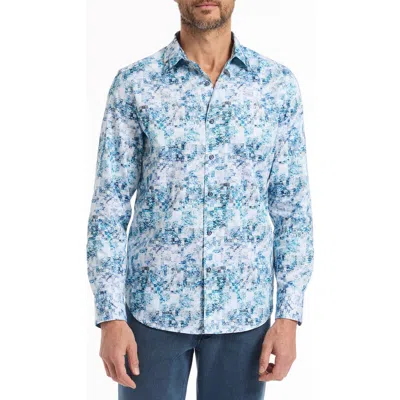 Robert Graham Long Sleeve Button-up Shirt In Blue