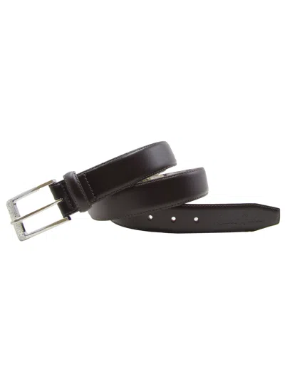 Robert Graham Louis Belt In Brown