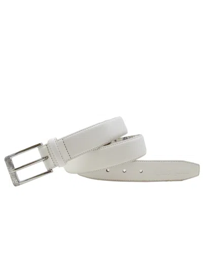 Robert Graham Louis Belt In White