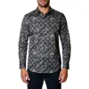 Robert Graham Lozano Abstract Print Button-up Shirt In Black