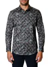 Robert Graham Lozano Abstract Print Button-up Shirt In Black