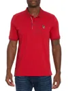 Robert Graham Lucifer Polo In Red