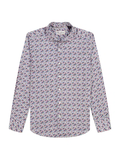 Robert Graham Mackney Long Sleeve Button Down Shirt In Purple