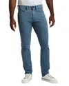 Robert Graham Madsen Stretch Straight Leg Jeans In Slate Blue