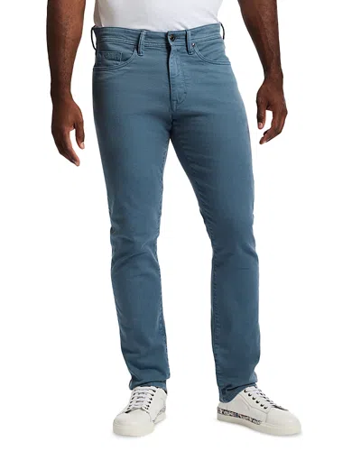 ROBERT GRAHAM MADSEN STRAIGHT FIT JEANS IN SLATE BLUE