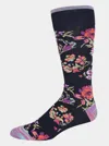 Robert Graham Manchester Sock In Navy