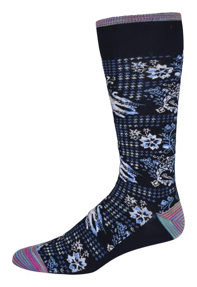 Robert Graham Manucci Socks In Black