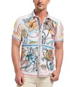 Robert Graham Manzu Short Sleeve Button Down Shirt In Multi