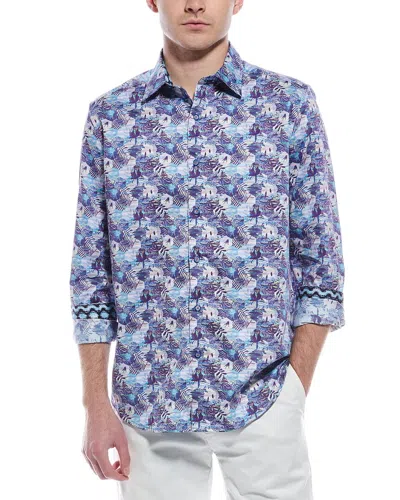 Robert Graham Marius Classic Fit Shirt In Blue