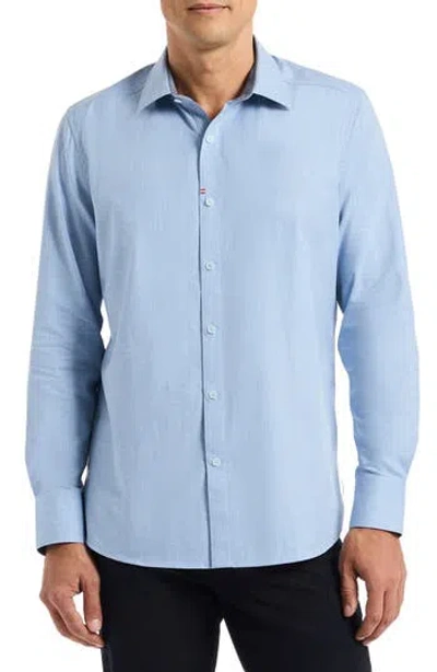 Robert Graham Mason Long Sleeve Button-up Shirt In Blue