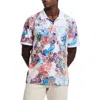 Robert Graham Matera Cotton Knit Polo In White Multi