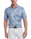Robert Graham Matos Paisley Classic Fit Performance Polo Shirt In Blue