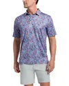 Robert Graham Matos Paisley Performance Golf Polo In Purple
