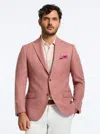 Robert Graham Mclaine Coral Wool Blend Herringbone Sport Coat In Coral