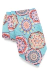 Robert Graham Medallion Silk Tie In Multi