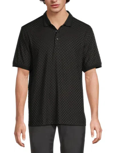 Robert Graham Men's Aaron Checkered Classic-fit Polo Shirt