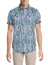 Robert Graham Men's Abstract Print Cotton Shirt In Neutral