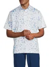 Robert Graham Nautical Net Classic Fit Polo Shirt In Blue