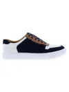 Robert Graham Ainsworth Perforated Sneaker In Navy