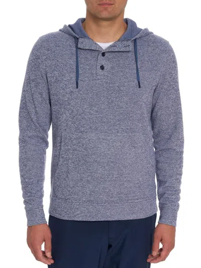 Robert Graham Men's Ainsworth Fleece Sweater In Blue