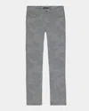 Robert Graham Men's Alton Tonal Paisley Slim Five-pocket Pants In Gray