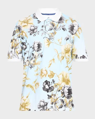 Robert Graham Men & Apos;s Milson Floral Polo Shirt In Multi
