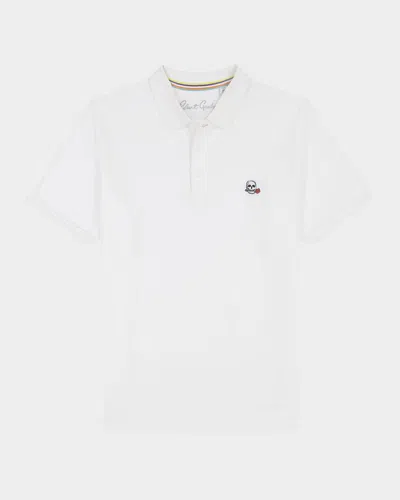 Robert Graham Men & Apos;s The Player Knit Polo Shirt In White