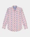 Robert Graham Andaman Floral Stretch Cotton Button-up Shirt In Multi