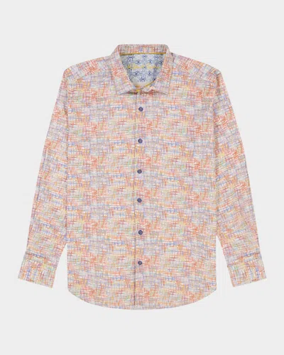 Robert Graham Men's Antalya Cotton-stretch Sport Shirt In Multi