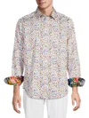 Robert Graham Barlow Cotton Button-up Shirt In Multi