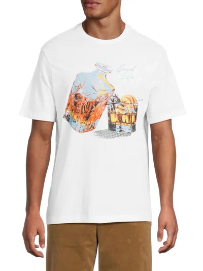 Robert Graham Men's Barrel Aged Graphic Cotton T-shirt In Multi