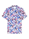 Robert Graham Bartlow Performance Golf Polo In Blue