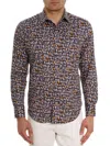 Robert Graham Beer Bash Long Sleeve Button Down Shirt Tall In Multi