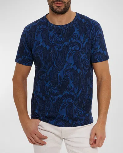 Robert Graham Men's Bodhi Graphic T-shirt In Blue