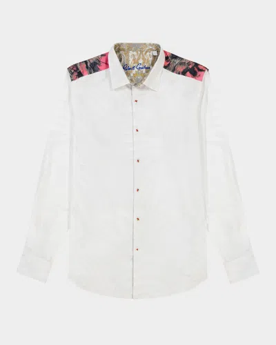 Robert Graham Men's Boulevard Graphic Sport Shirt In White